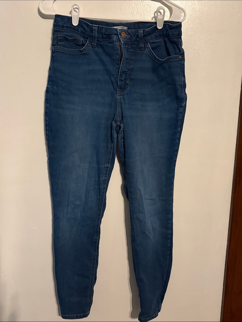 LC Lauren Conrad Dark Blue Skinny Jeans Size 10